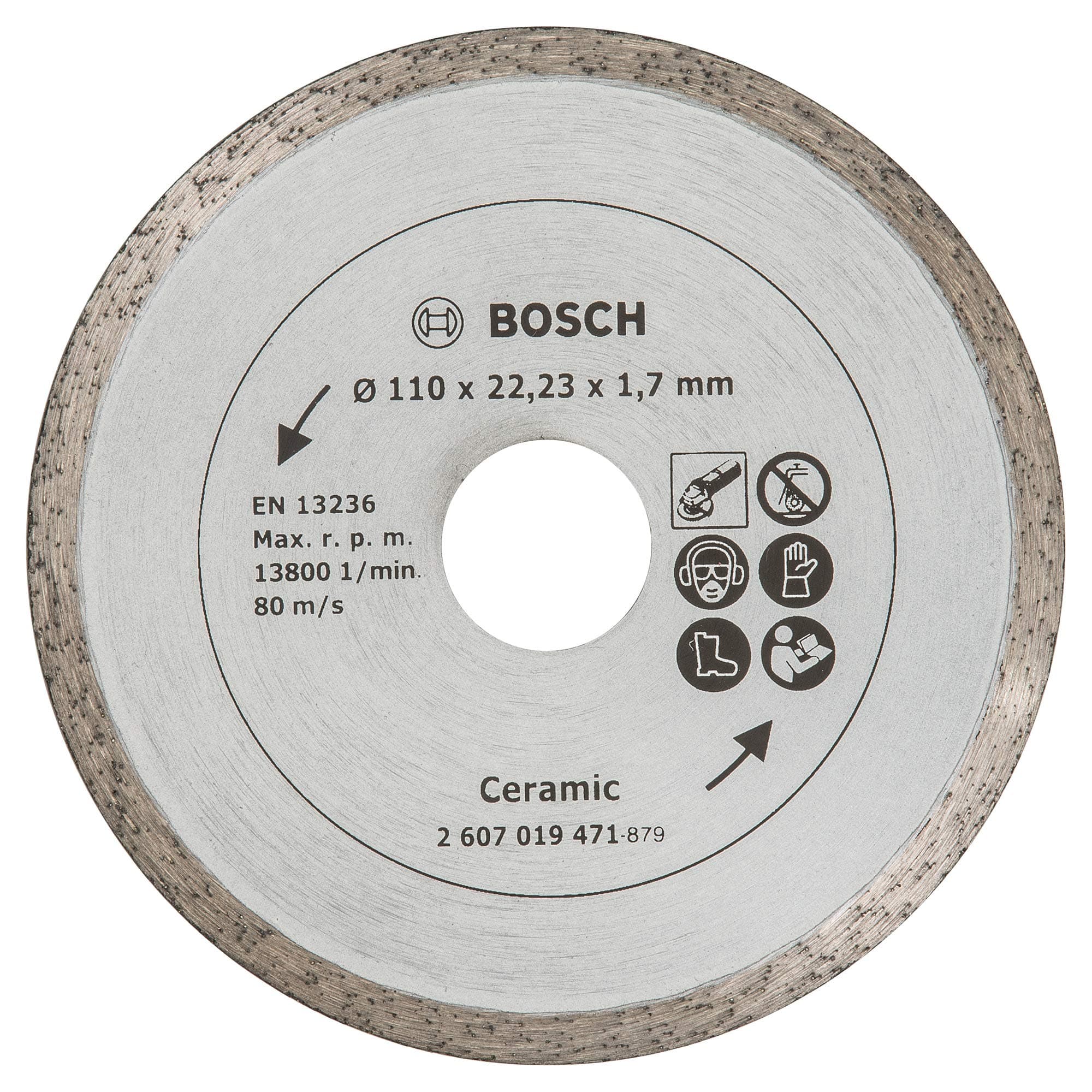 2607019471 Diamond Cutting Disc for 110 mm Diameter Tiles