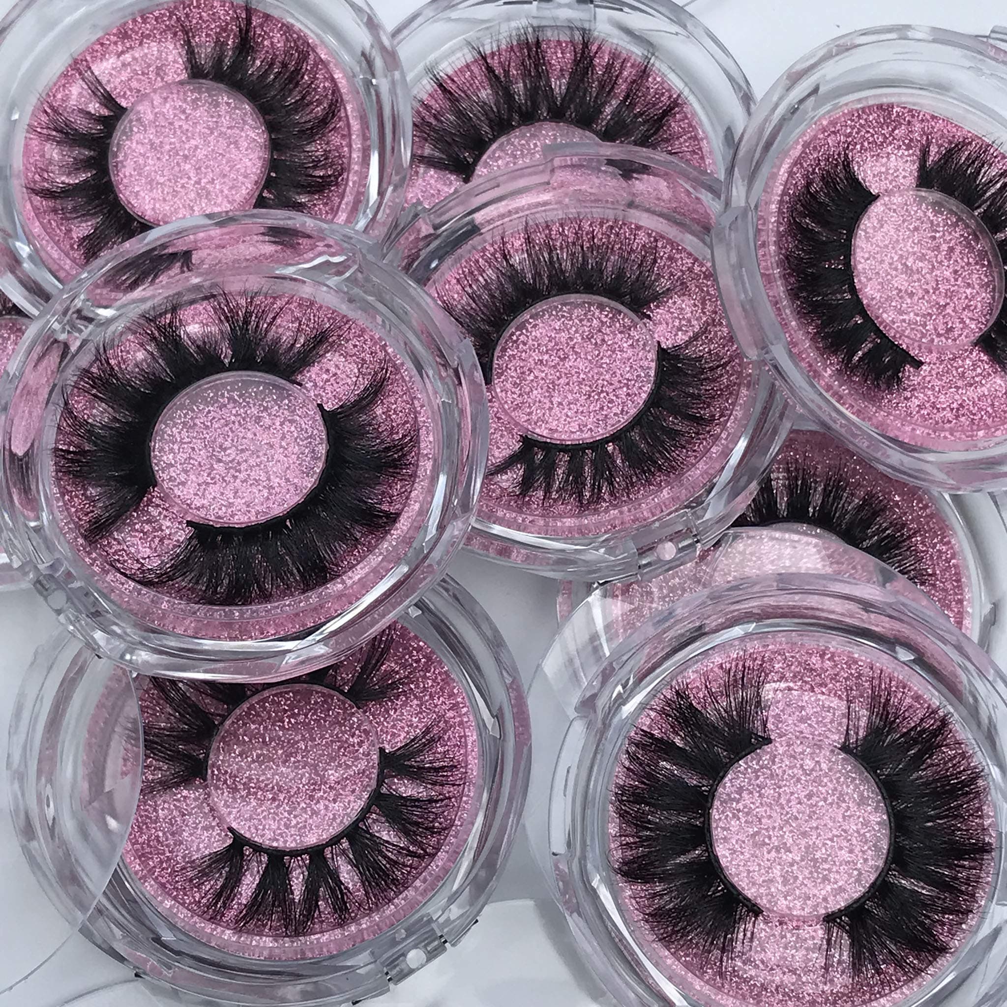 3D Mink Eyelashes 10 Styles Luxurious Fluffy False Lashes 100% Siberian 3D Mink Fur Eyelashes Reusable Handmade Natural Look Lashes Fake Eyelashes