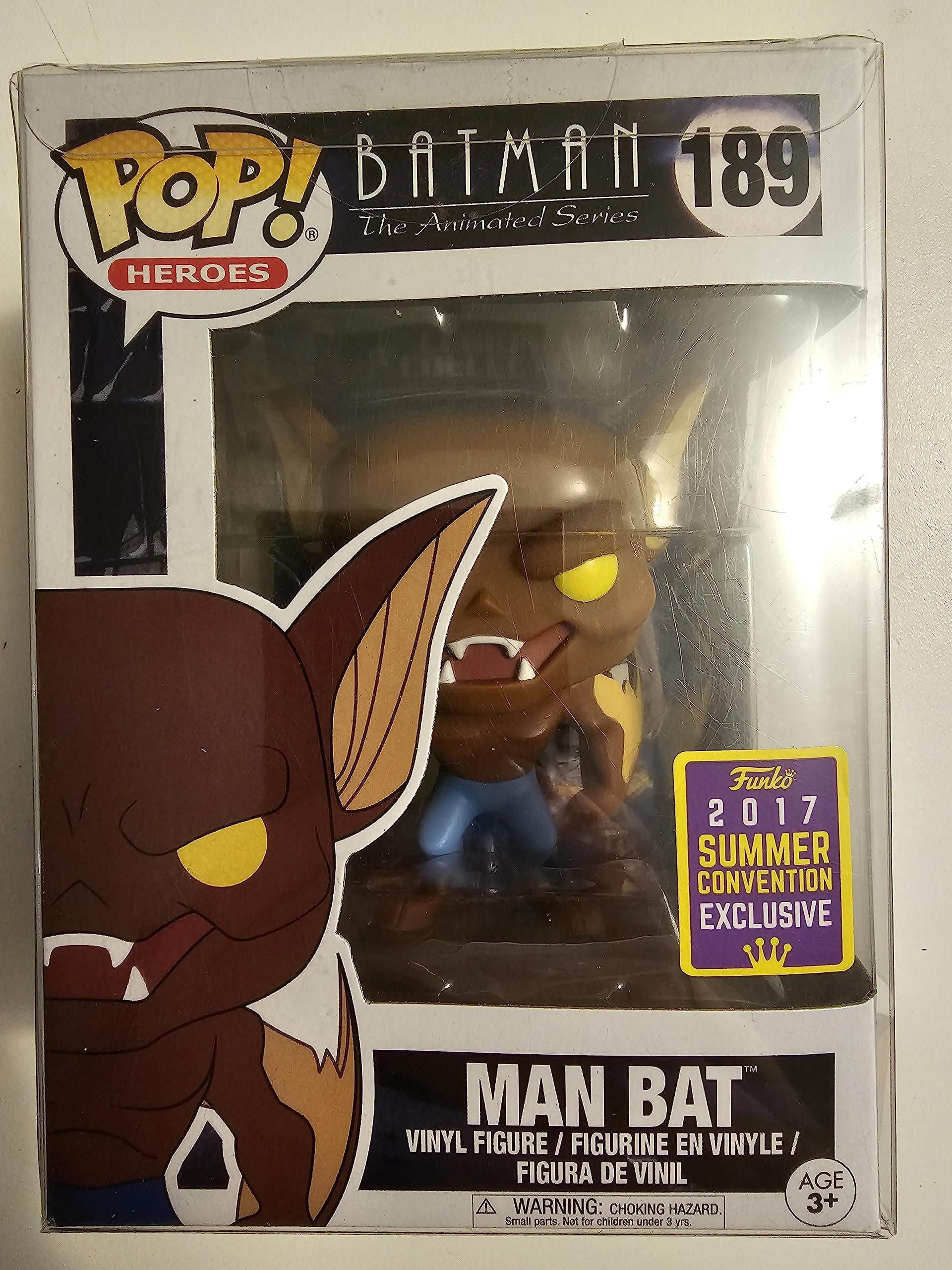 Funko Pop! SDCC 2017 Batman The Animated Series Man Bat, Limited Edition Summer Convention Exclusive
