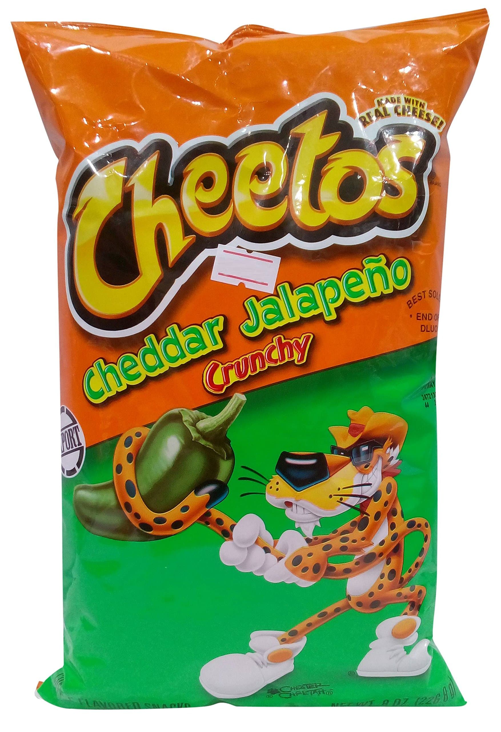 Cheetos Cheese Snacks - Cheddar Jalapeno, 226.8g Pouch