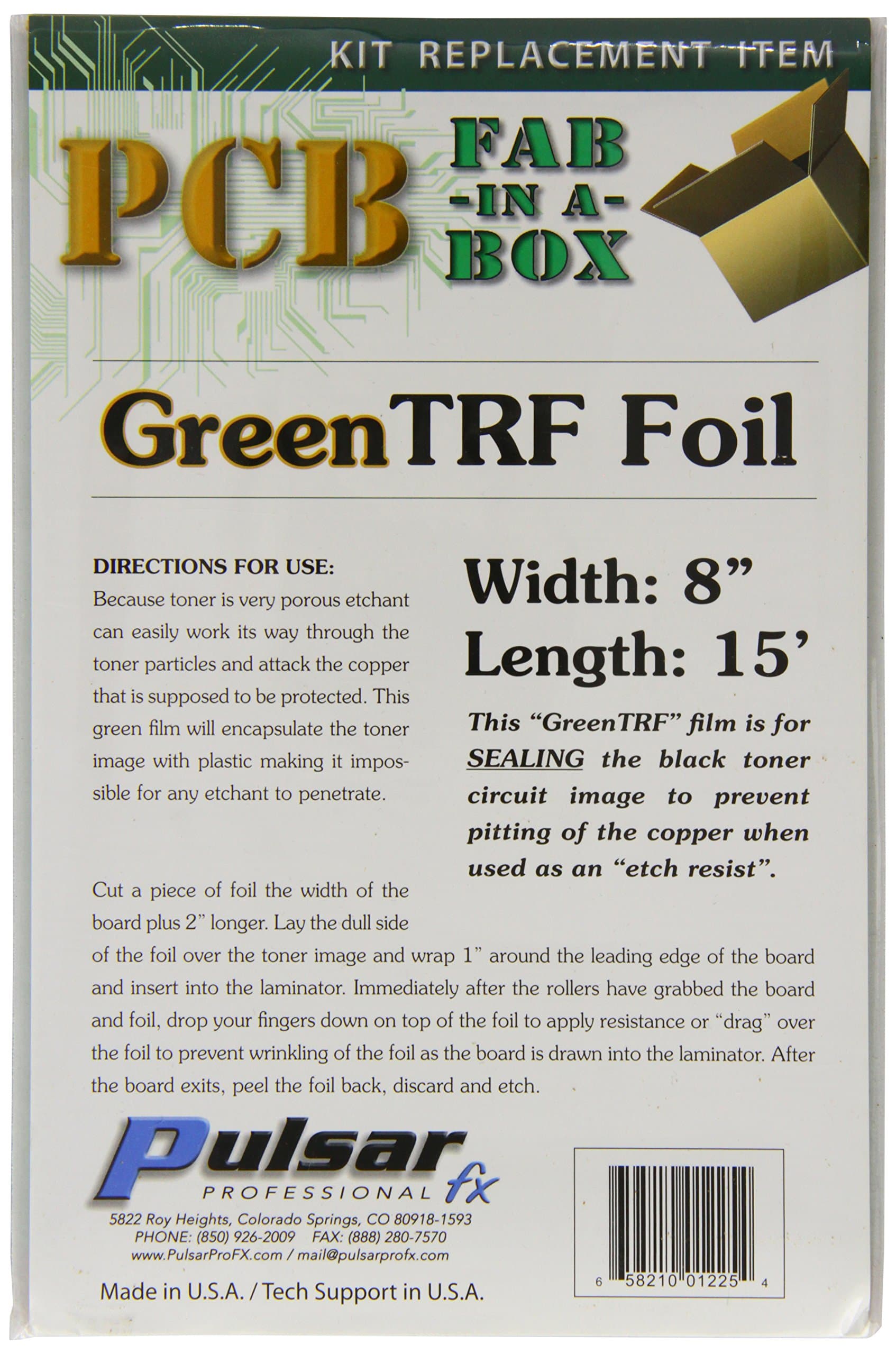 Pulsar Pro FX TRF Foil - Green