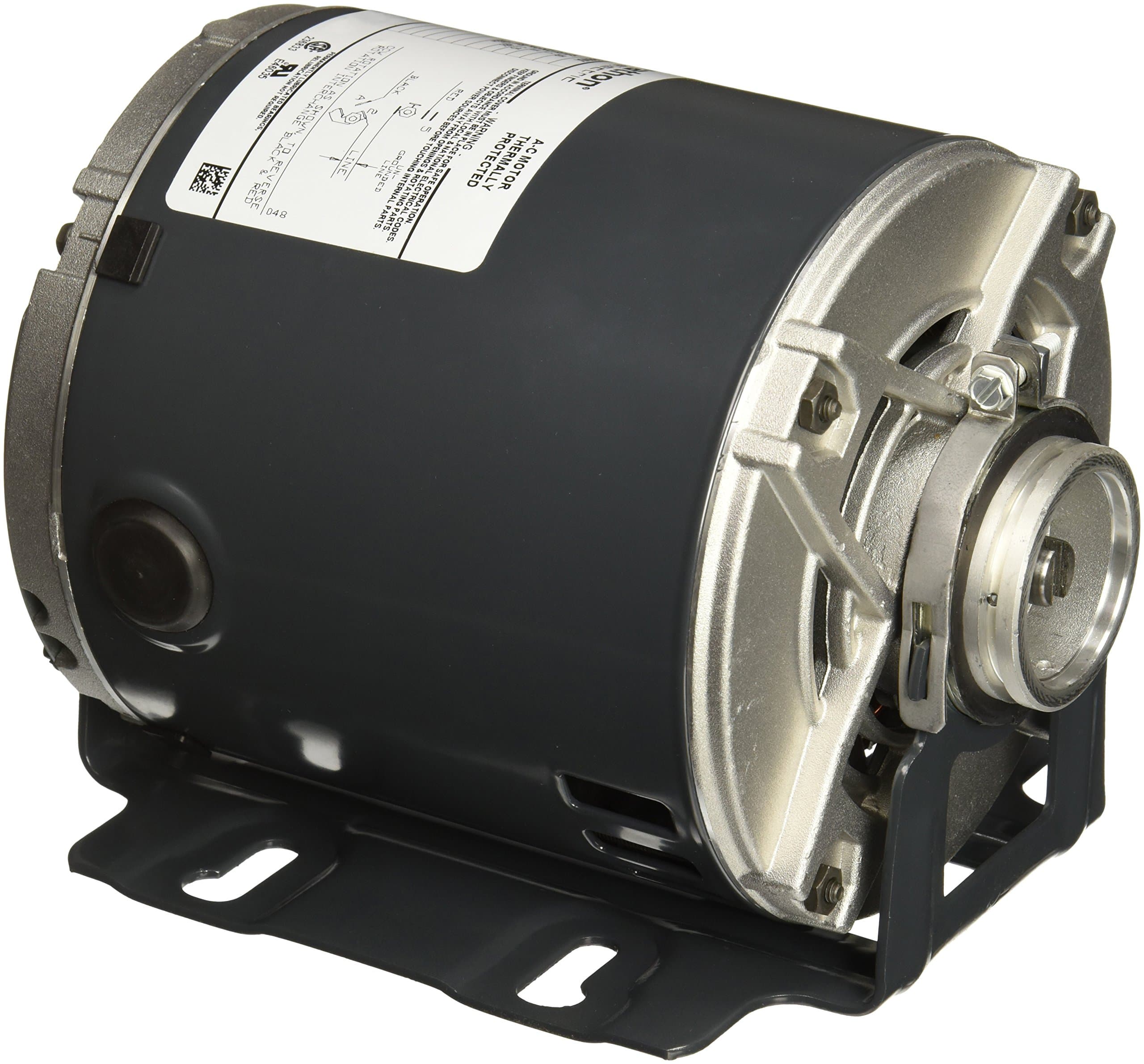 Marathon 4406 48Y Frame Open Drip Proof 5KH32FN5586X Carbonator Pump Motor, 1/3 hp, 1800 RPM, 115 VAC, 1 Split Phase, 1 Speed, Sleeve Bearing, Rigid Base