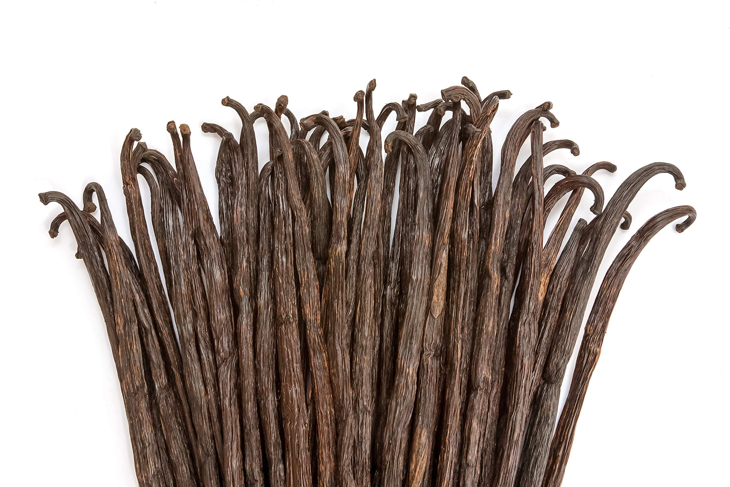 1/2 LB Vanilla Beans - Whole Extract Grade B Pods for Baking, Homemade Extract, Brewing, Coffee, Cooking - 8 Ounces | (Tahitian)