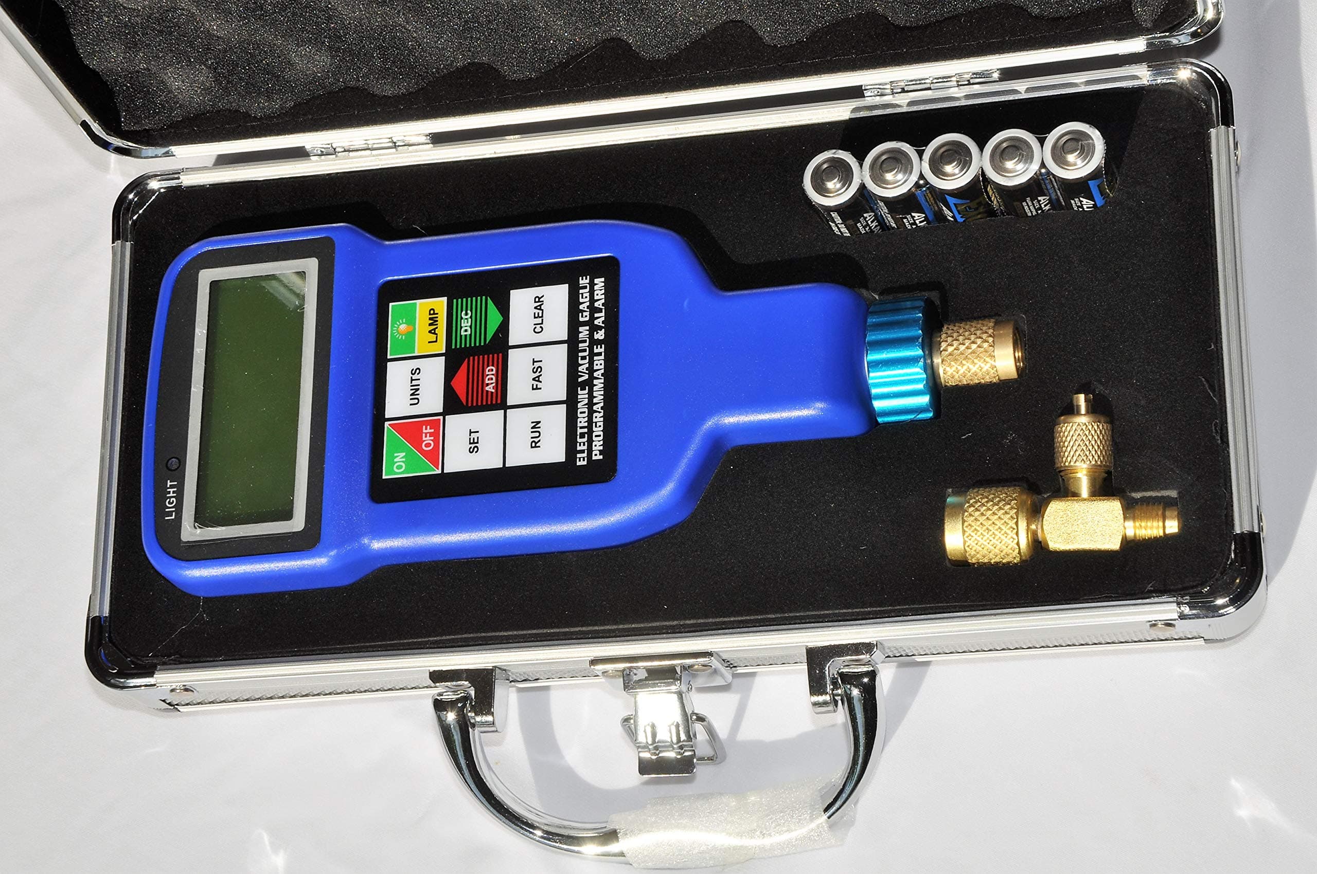 Deep Vacuum Micron Gauge/Digital Meter: AC HVAC Air Condition Refrigeration System Evacuation Optimum Test Tool, Most Accurate on The Market