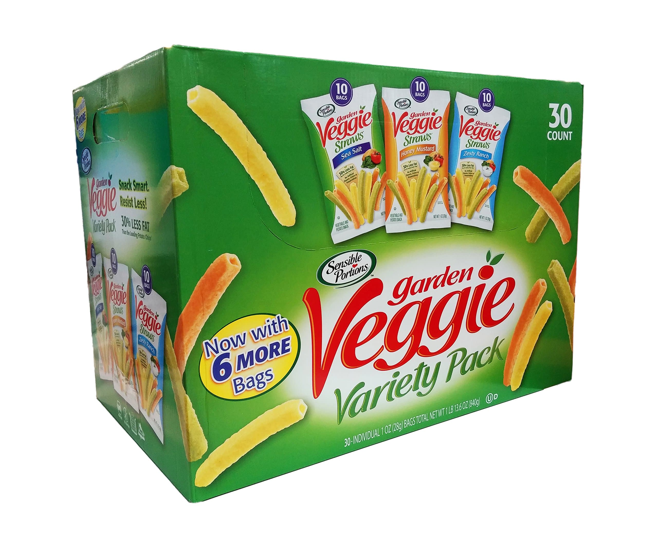 Garden Veggie Straws Variety Box 30 Count