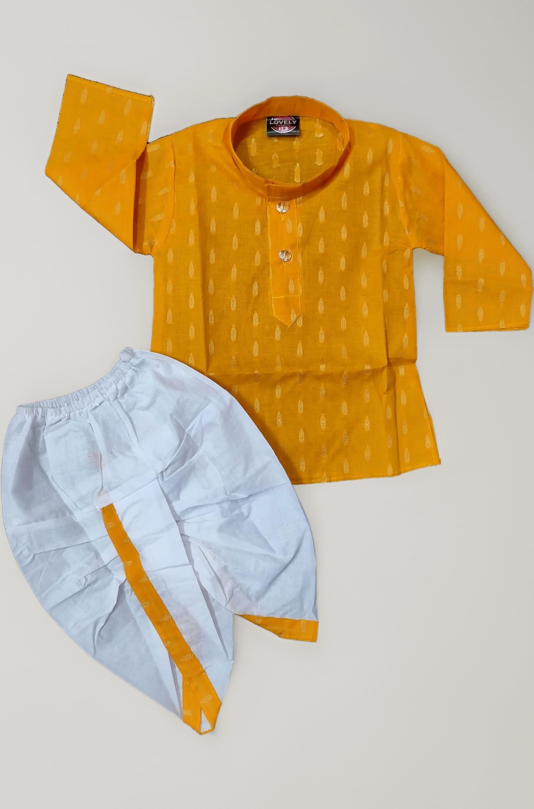 Dhoti Kurta Set for Kids | Pure Cotton Kurta Pyjama Set for Boys