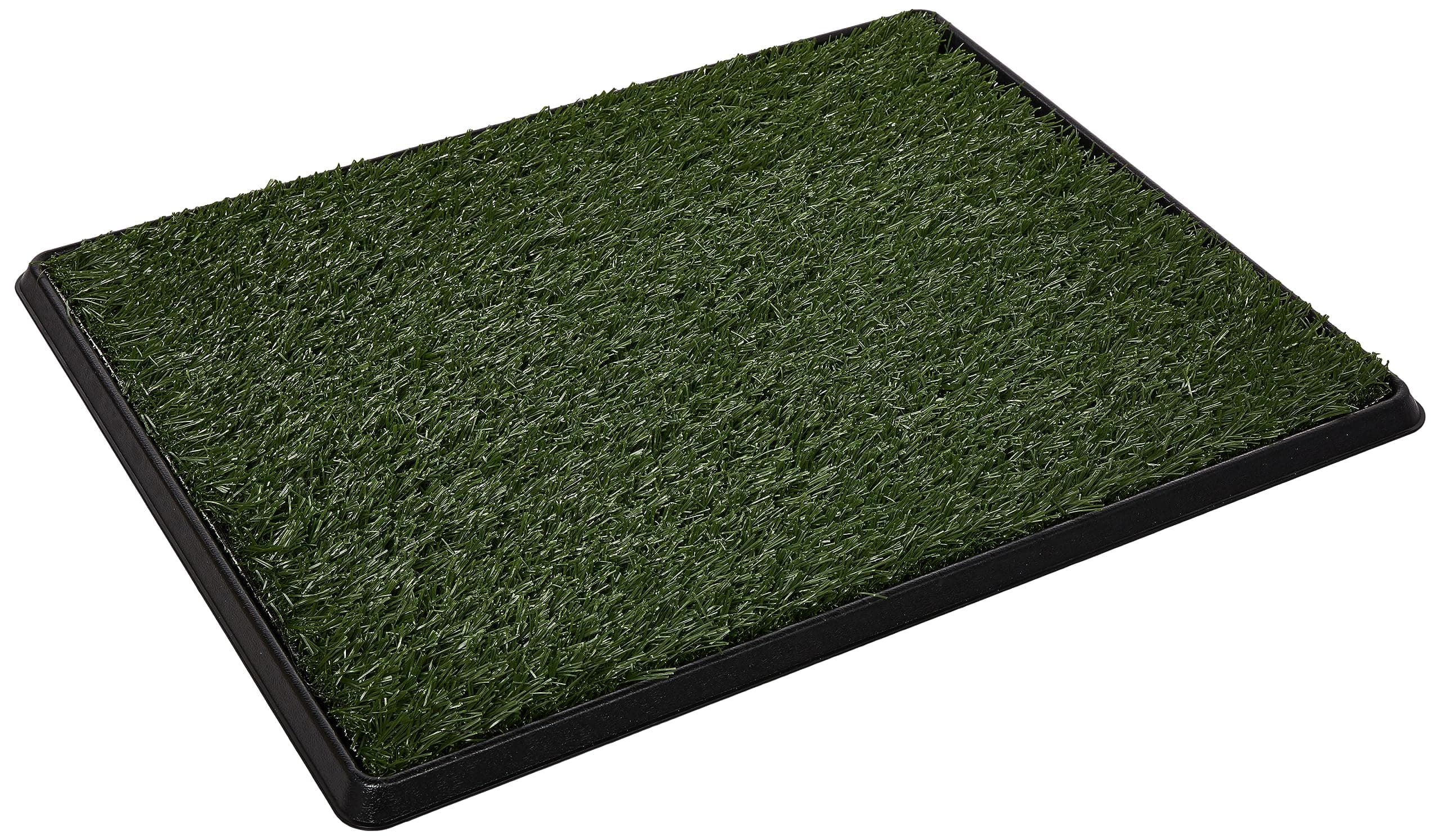 Artificial Grass Puppy Pee Pad for Dogs and Small Pets - 20x25 Inch, Reusable 3-Layer Turf Pads for Dogs with Tray - Indoor and Outdoor Fake Grass Potty Pet Supplies by PETMAKER