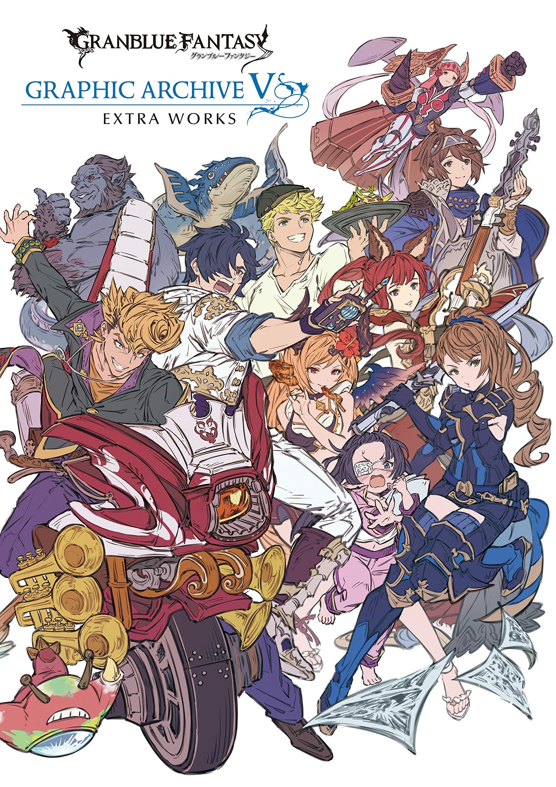 GRANBLUE FANTASY GRAPHIC ARCHIVE V EXTRA WORKS Soft cover