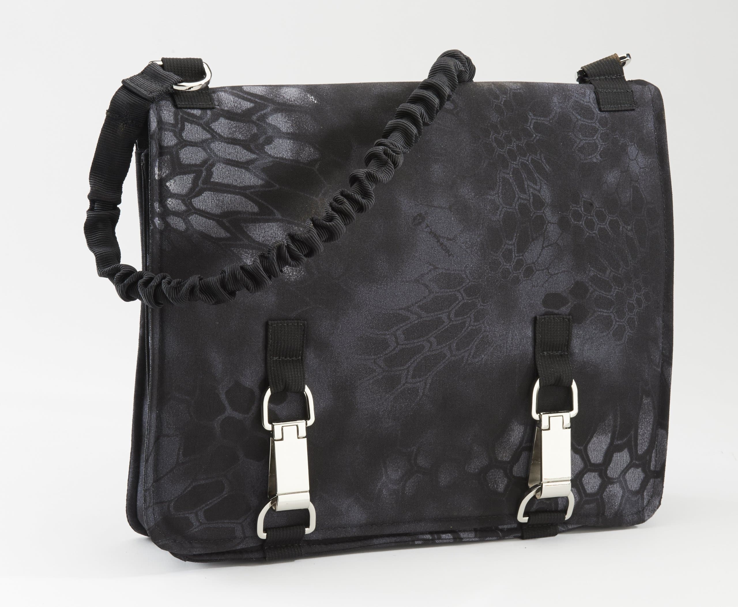 OffHand Gear Norb - No Ordinary Range Bag Messanger Conceal Carry Gun Multipurpose Tactical Bag Made in The USA (Kryptek Typhon Black Grey Camo)