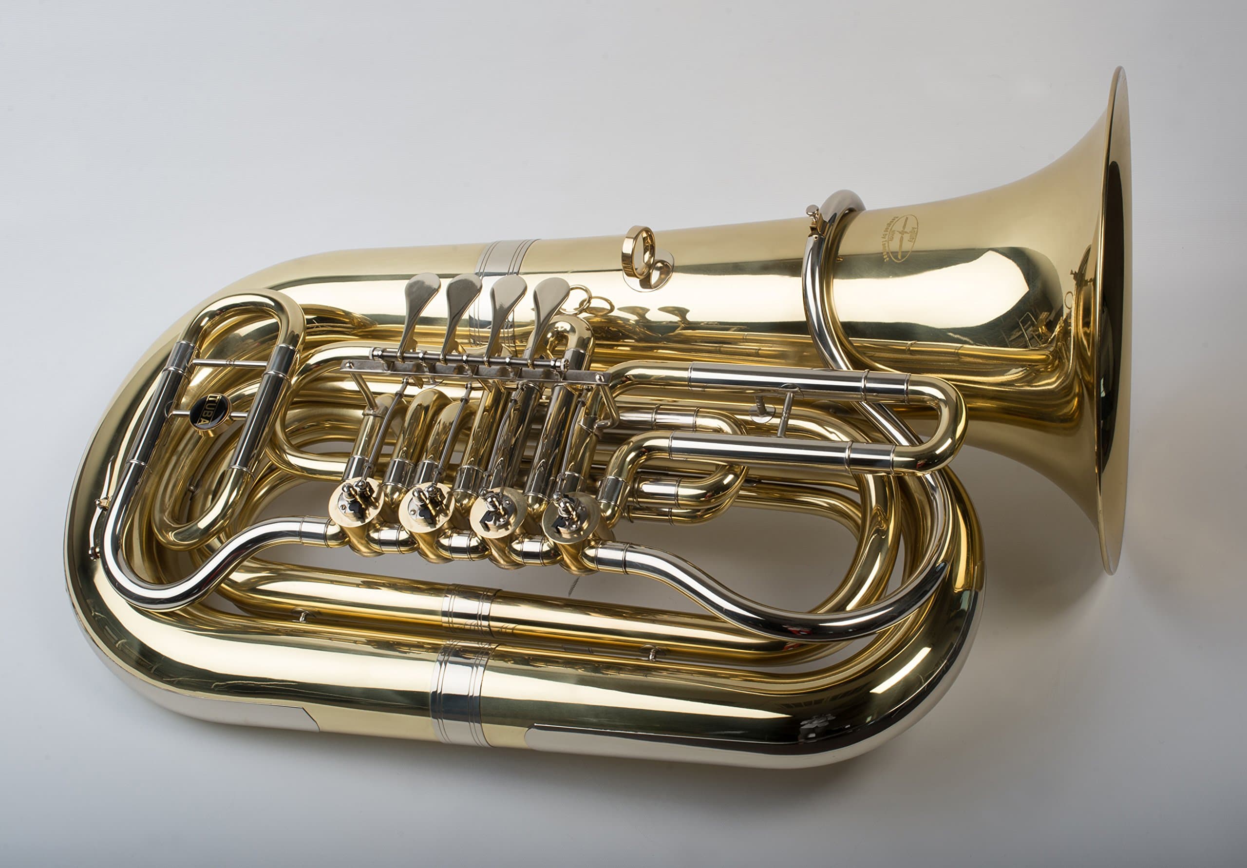 Tempest Agility Winds BBb Rotary Tuba, Sonorous Model, 4 Valves, Compact Design, Powerful Sound, .750 Bore, 15" Inch Bell, Hard Case with Wheels, 5-Year Warranty