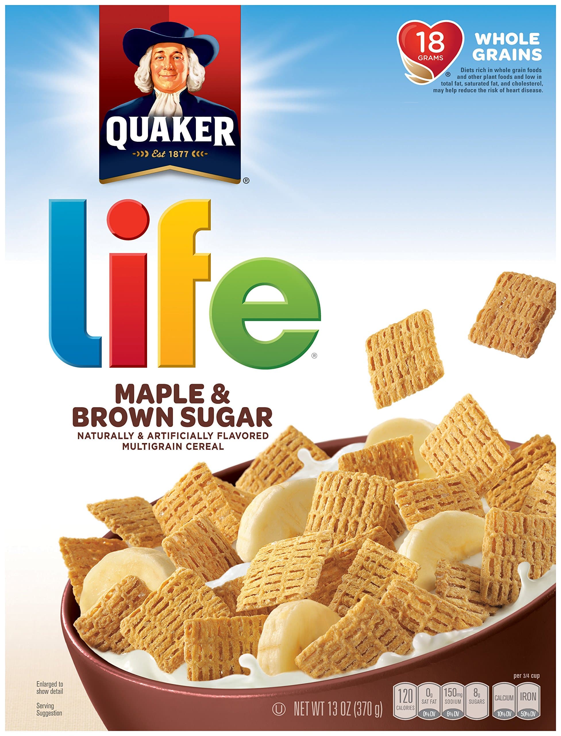 Quaker Instant Oatmeal Weight Control, Maple Brown Sugar, 13 Ounce (Pack of 4)