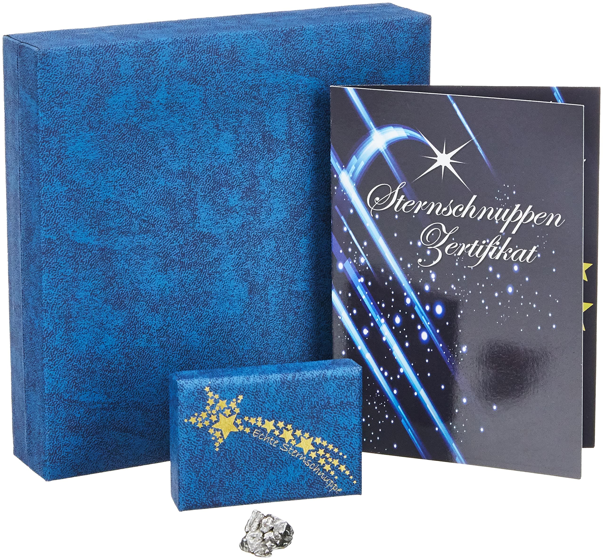 budawi - Shooting Star (Meteorites) with Authenticity-Certificate in Gift Box, Stone Bags, Stone