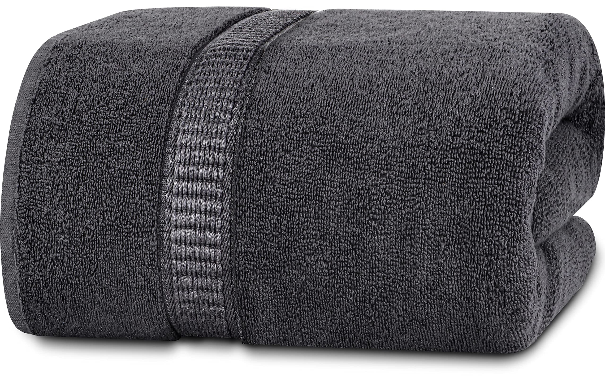 Utopia Towels - Luxurious Jumbo Bath Sheet 1 Piece - 600 GSM (35X70 Inches) 100% Ring Spun Cotton - Highly Absorbent and Quick Dry Extra Large Bath Towel - Super Soft Hotel Quality Towel (Grey)