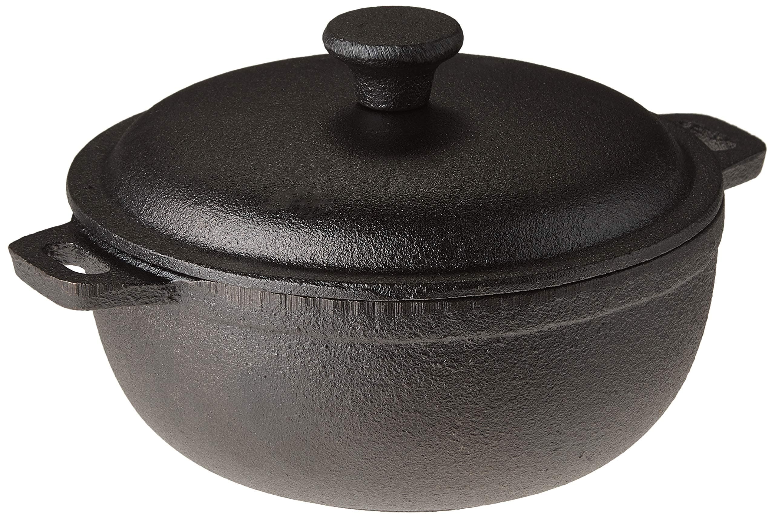 Old MountainPre-Seasoned Cast Iron 2 Cup Mini Dutch Oven, 6.75 inch Length