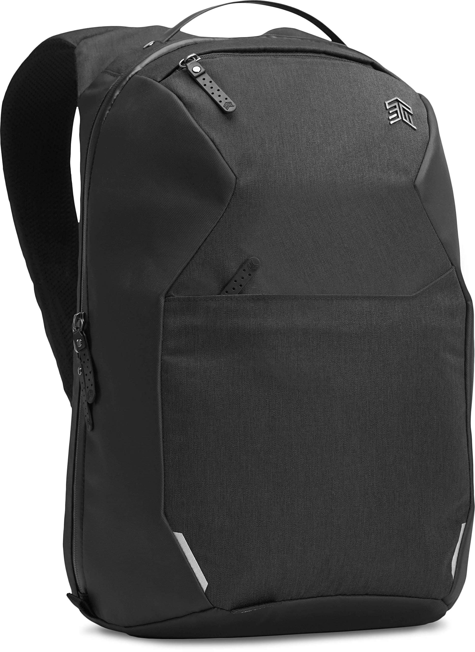 STM Myth 18L Laptop Backpack - Durable, Stylish, and Laptop Backpack with Pockets - Fits 15-Inch Laptop and 16-Inch MacBook Pro with Laptop Protection - Black (stm-117-186P-05)