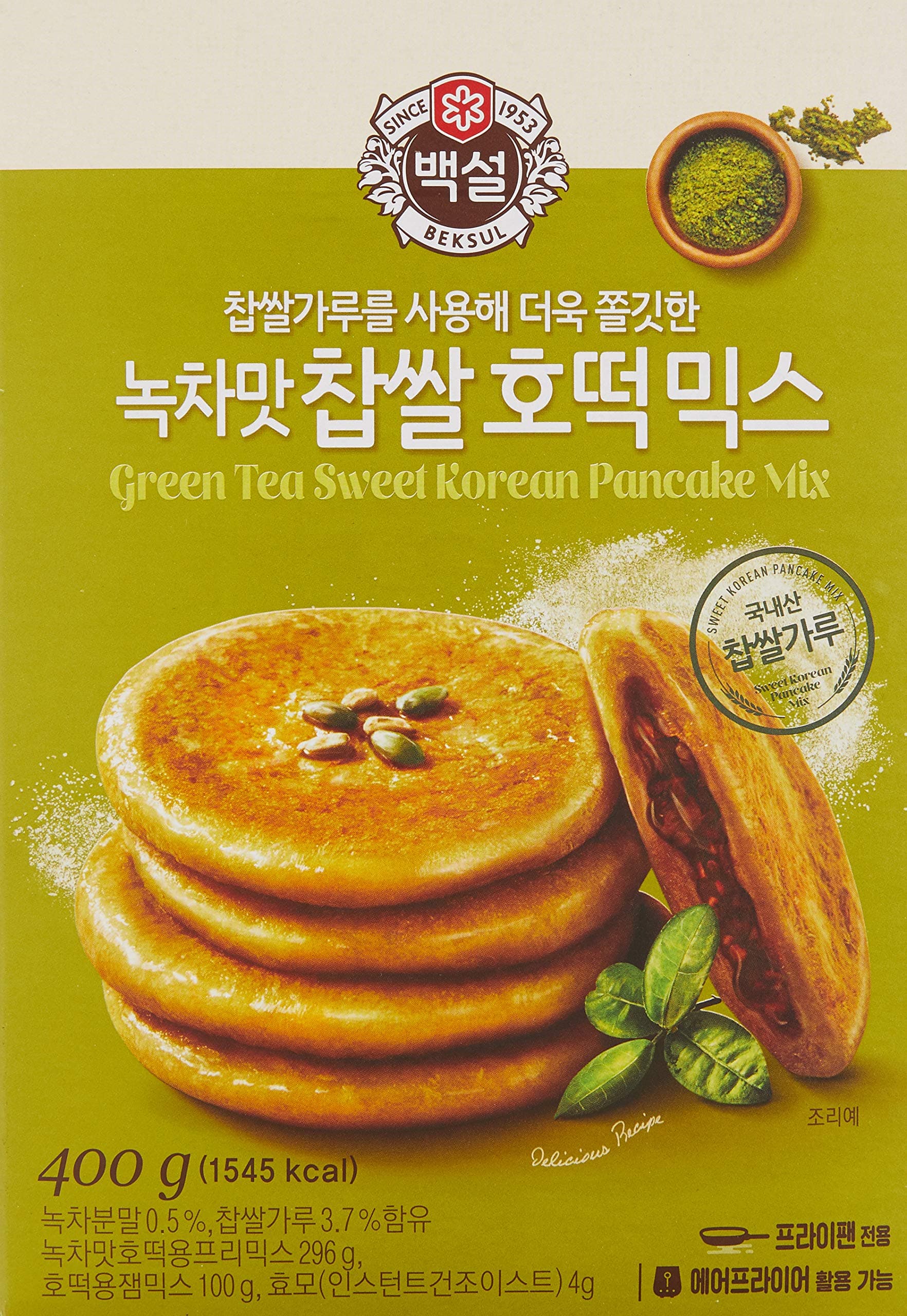 CJ Beksul Green Tea Stuffed Pancake Mix 400 g
