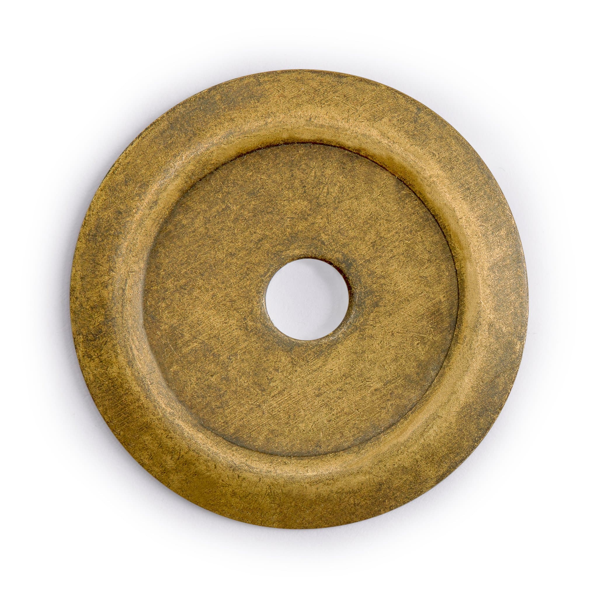 Hardware Philosophy Beveled Round Washers Brass Hardware 1.4 Inches - Set of 10
