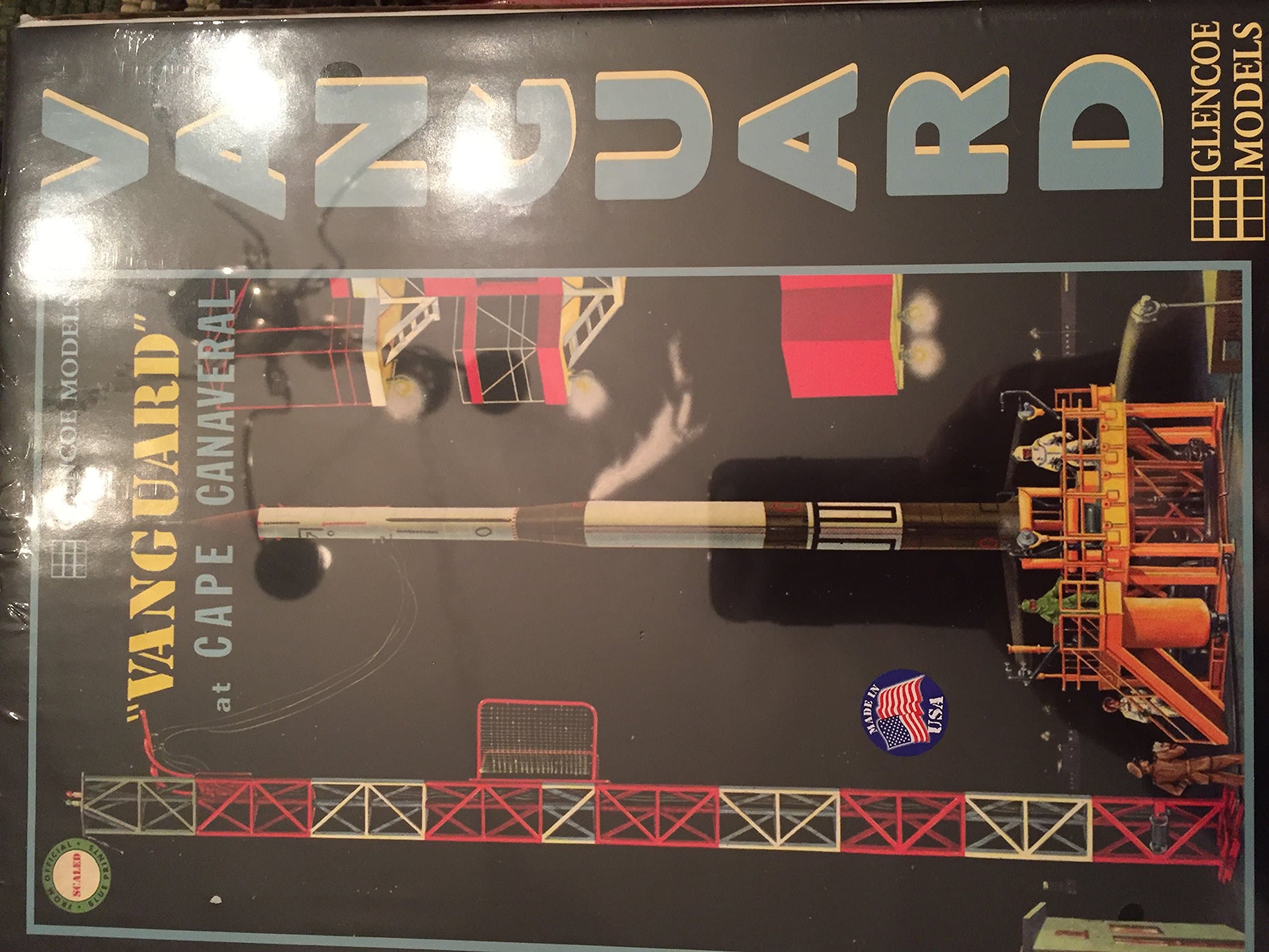 Glencoe GC08903 1:76 Scale Vanguard Rocket Gantry Model Kit