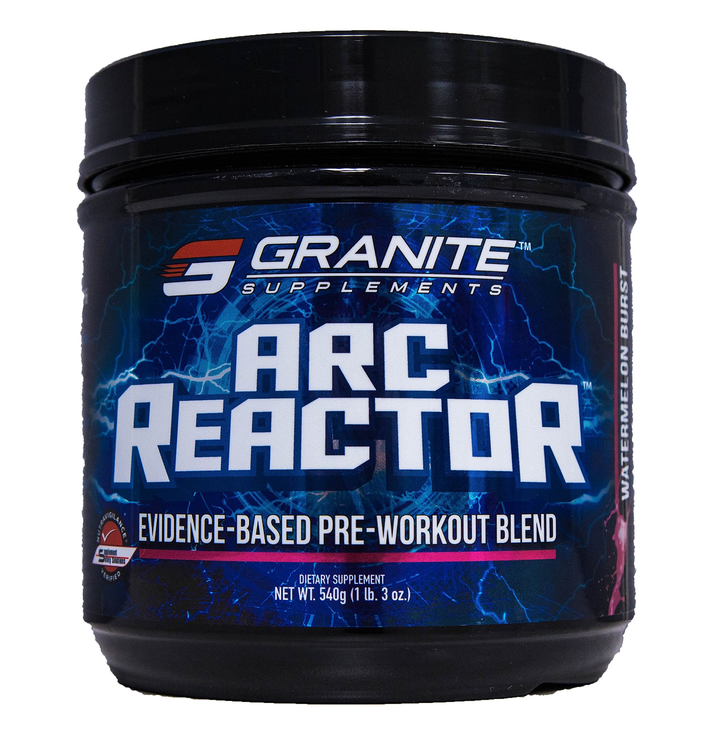 Granite Supplements Arc Reactor Pre-Workout Watermelon Burst 540g