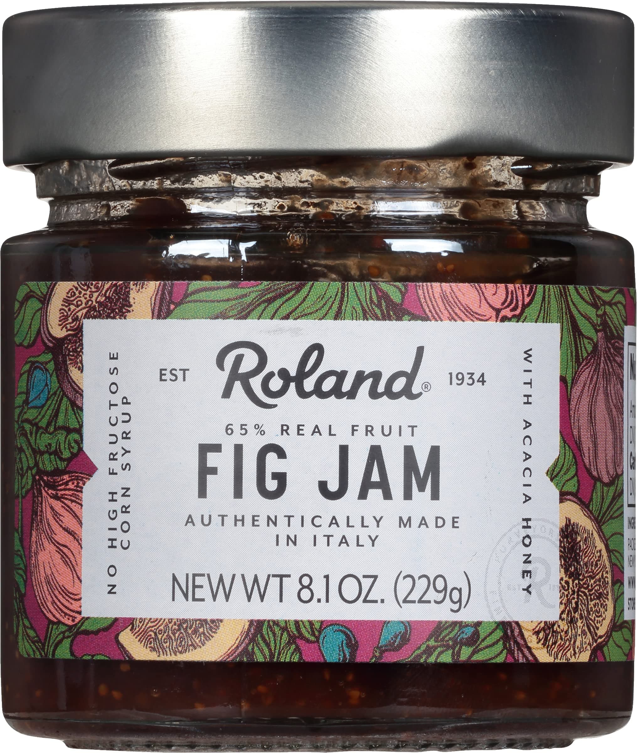 Fig Jam, Specialty Imported Food, 8.1 Ounce Jar, Pack of 1