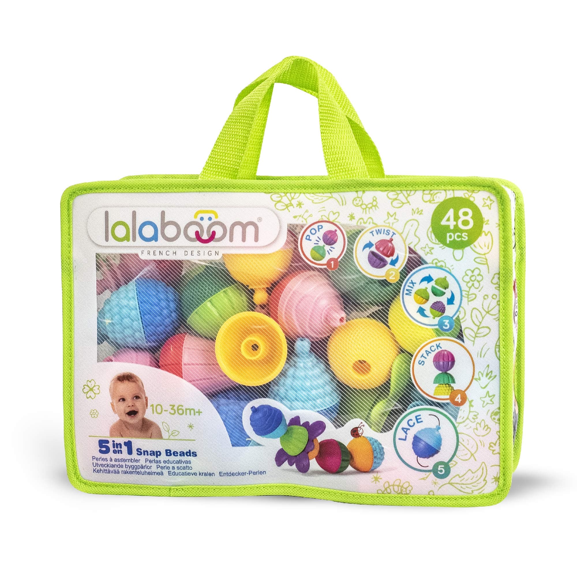 Lalaboom Beads & Accessories 48Pieces