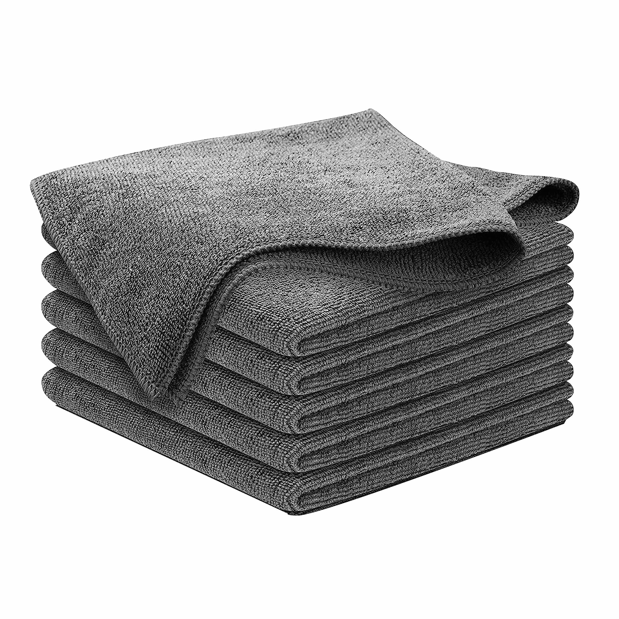 OneiroBy DEBOR Microfiber All-Purpose Cleaning Cloth Kitchen Towel-Cleaning Towels - Reusable Microfiber Cloths - Kitchen Towel Cloth – Car Wash and Detailing Cloth- Lint Free-Pack of 6