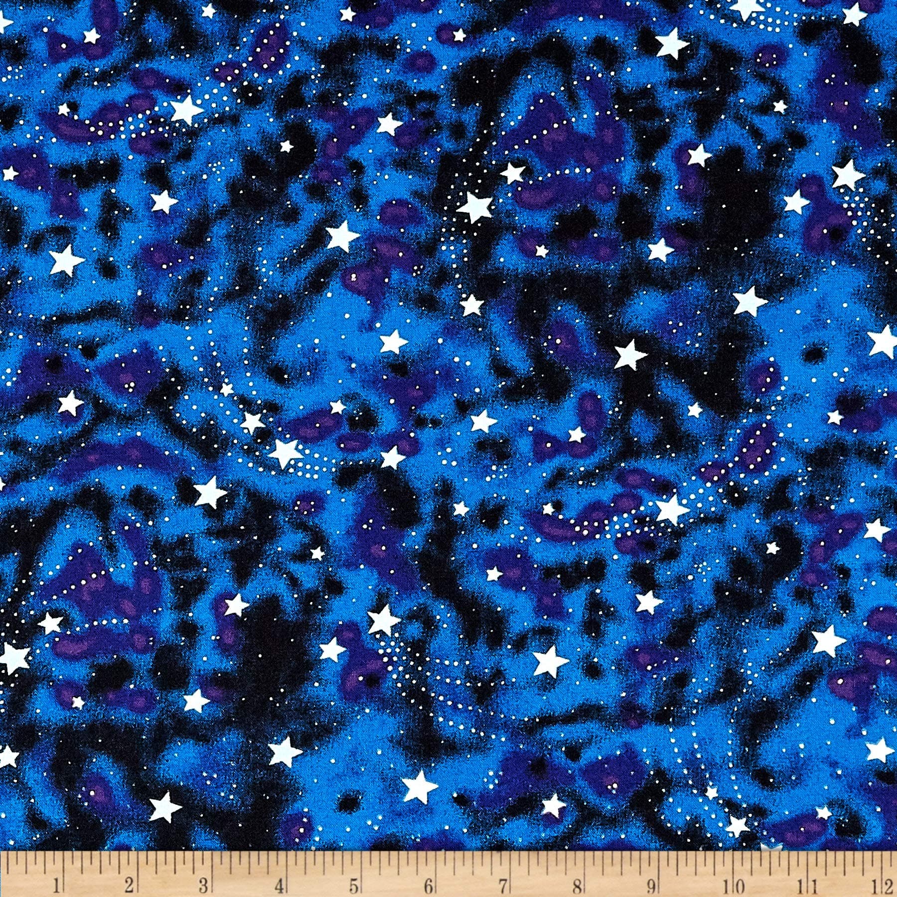 Michael MillerStar Magic Glow in the Dark Nite, Fabric by the Yard
