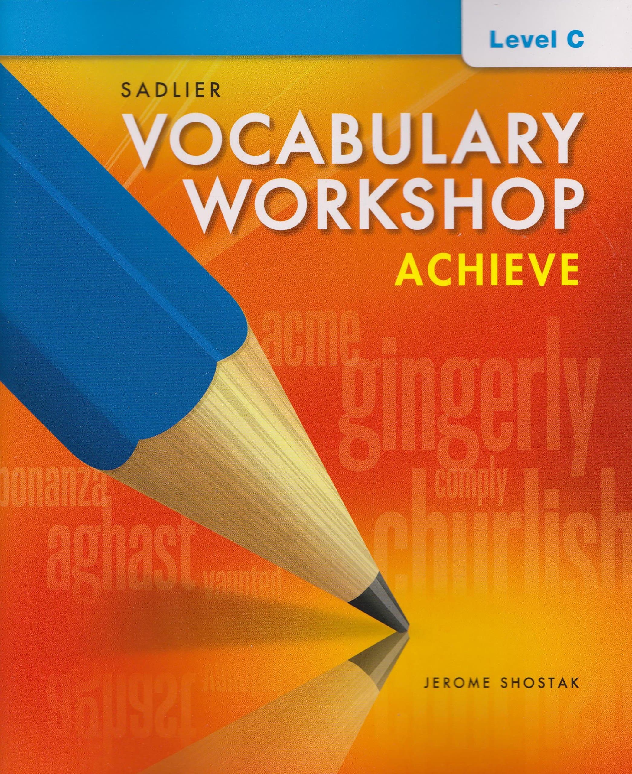 Vocabulary Workshop Achieve Level C Grade 8 Paperback – 1 Jan. 2017