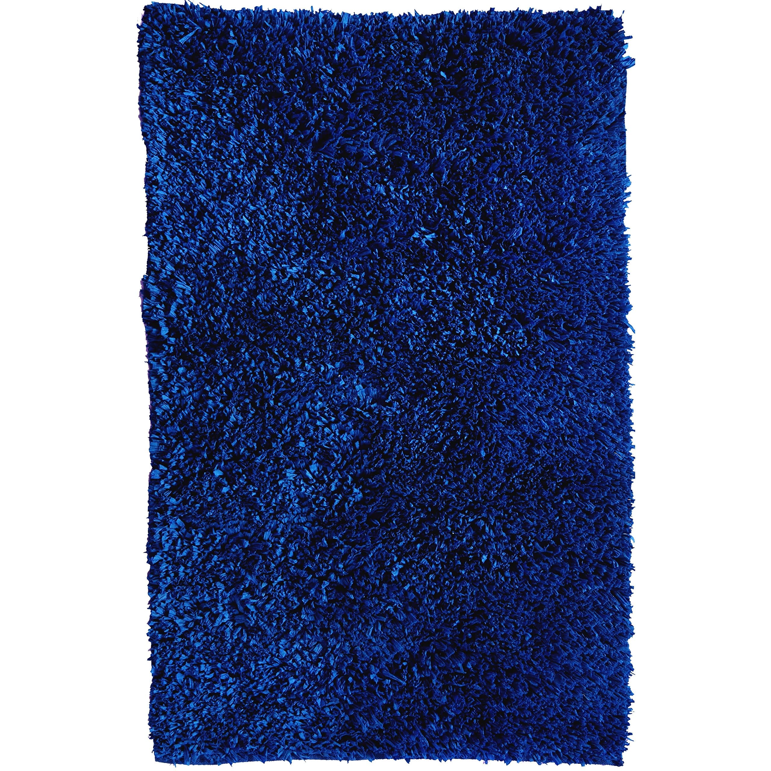 Affinity Home Collection Cozy Shag Area Rug, 3' x 5', Navy