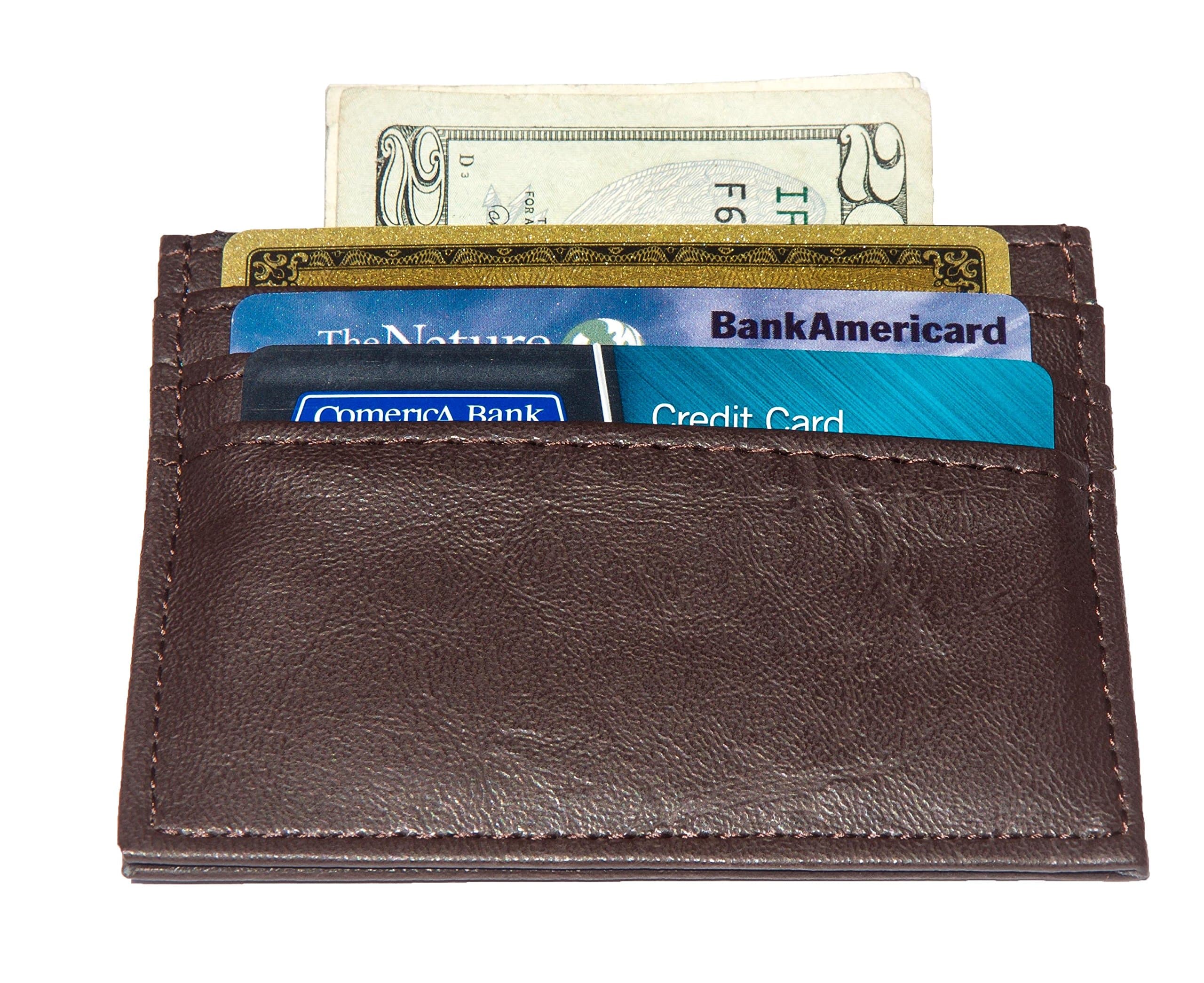 Biagio Mancini Slimline Front Pocket Wallet Genuine PU Leather