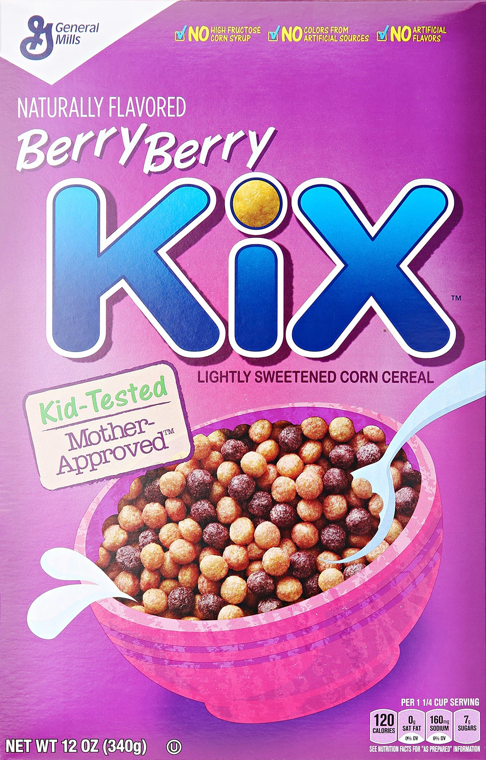 KixBerry Berry Cereal 12 oz Box