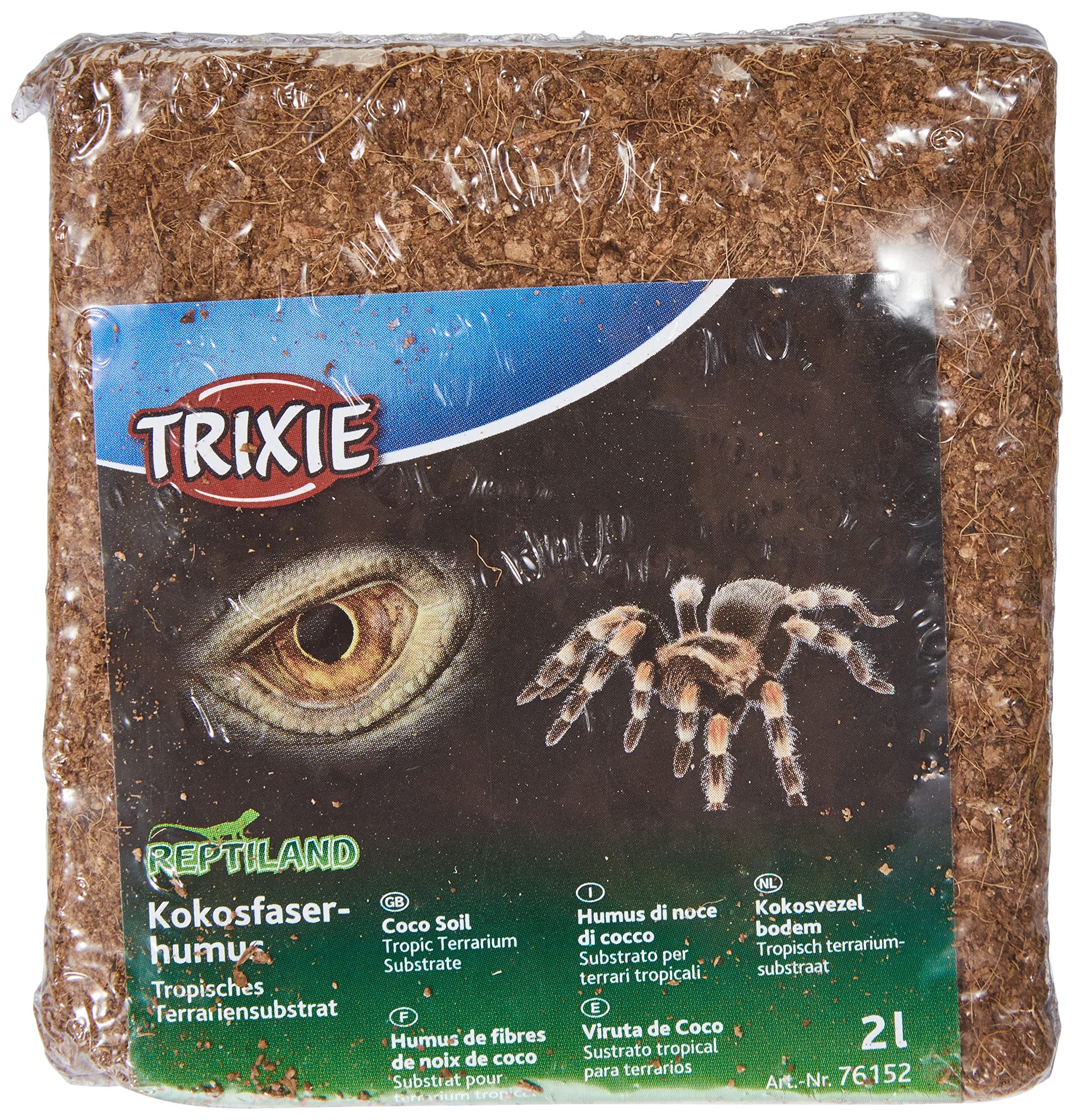 Trixie 76152 Coir Humus Substrate Pressed Makes 2 Litres