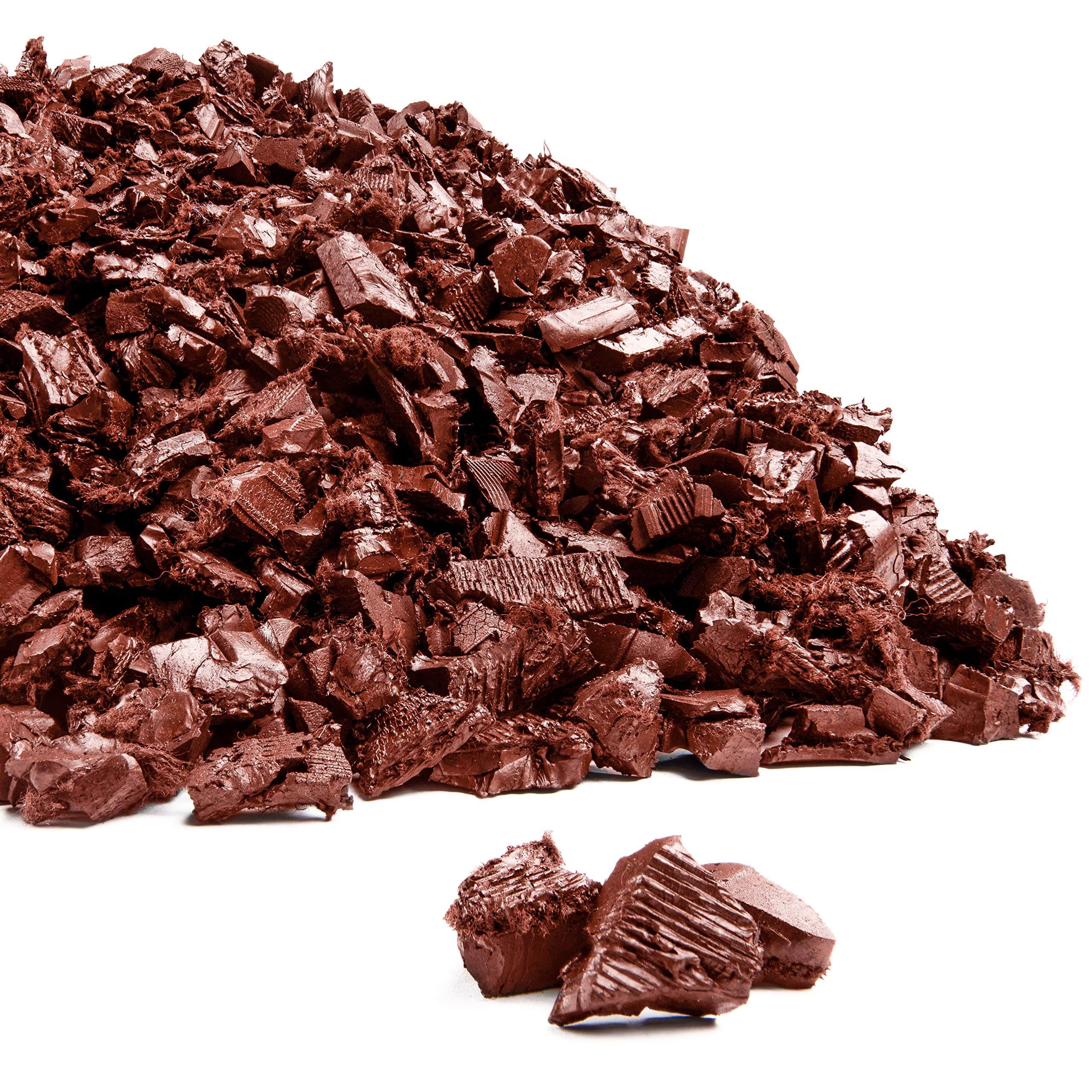 Playsafer Rubber Mulch Nuggets Protective Flooring for Playgrounds, Swing-Sets, Play Areas, and Landscaping (40 LBS - 1.55 CU. FT., Red)