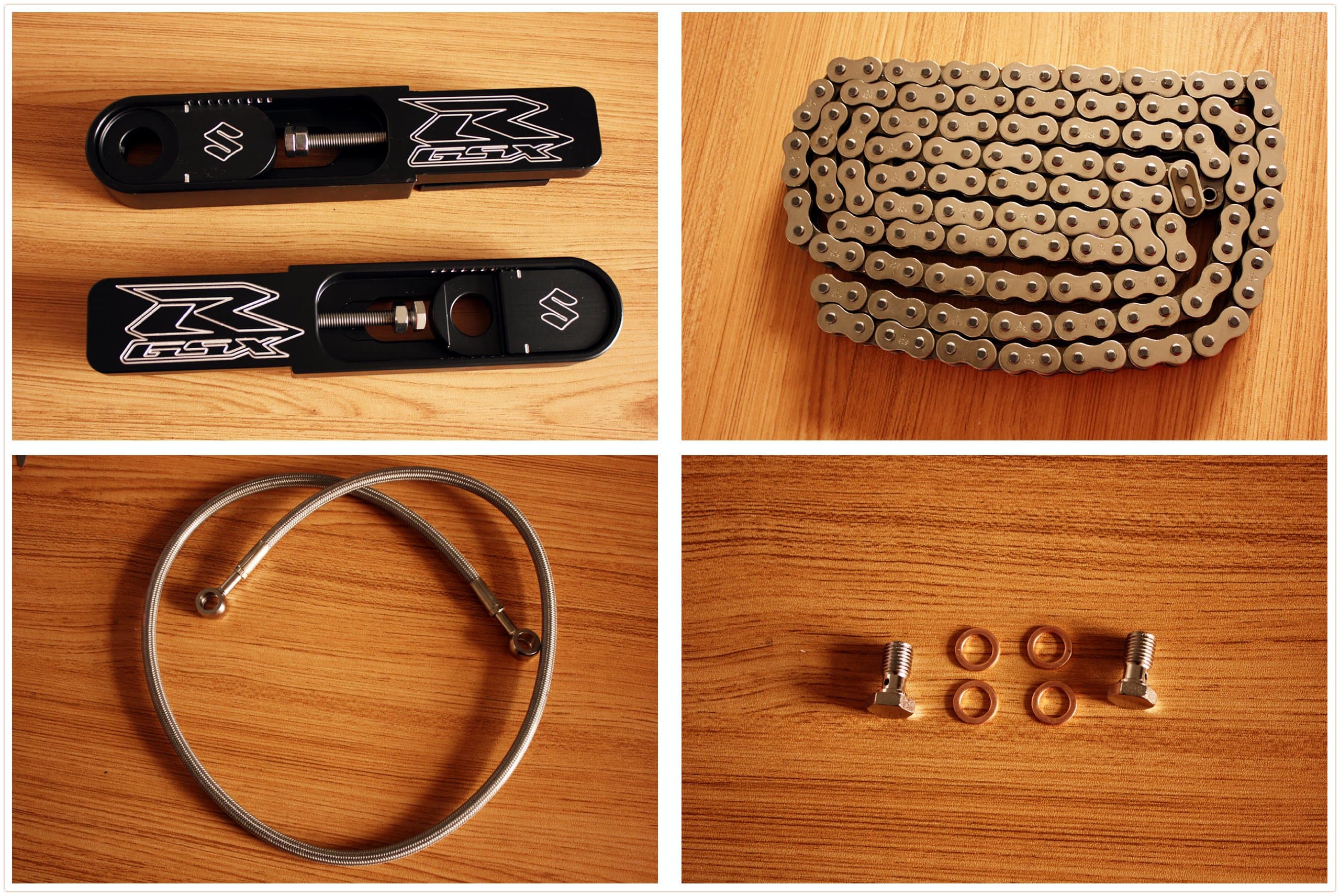 Fairing Plus GSXR 600/750 SWING ARM EXTENSIONS 11/13 COMPLETE KIT