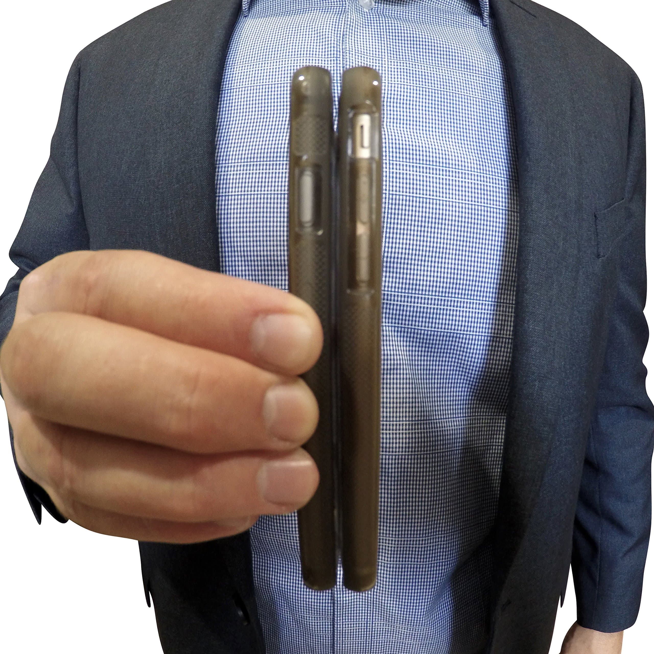 W. Innovations Two Phone Connecting Cases - Work & Personal Integrated Cases - iPhone 6/7/8/X Compatible & Samsung S8 Galaxy/Note Compatible - 2 Phone Case