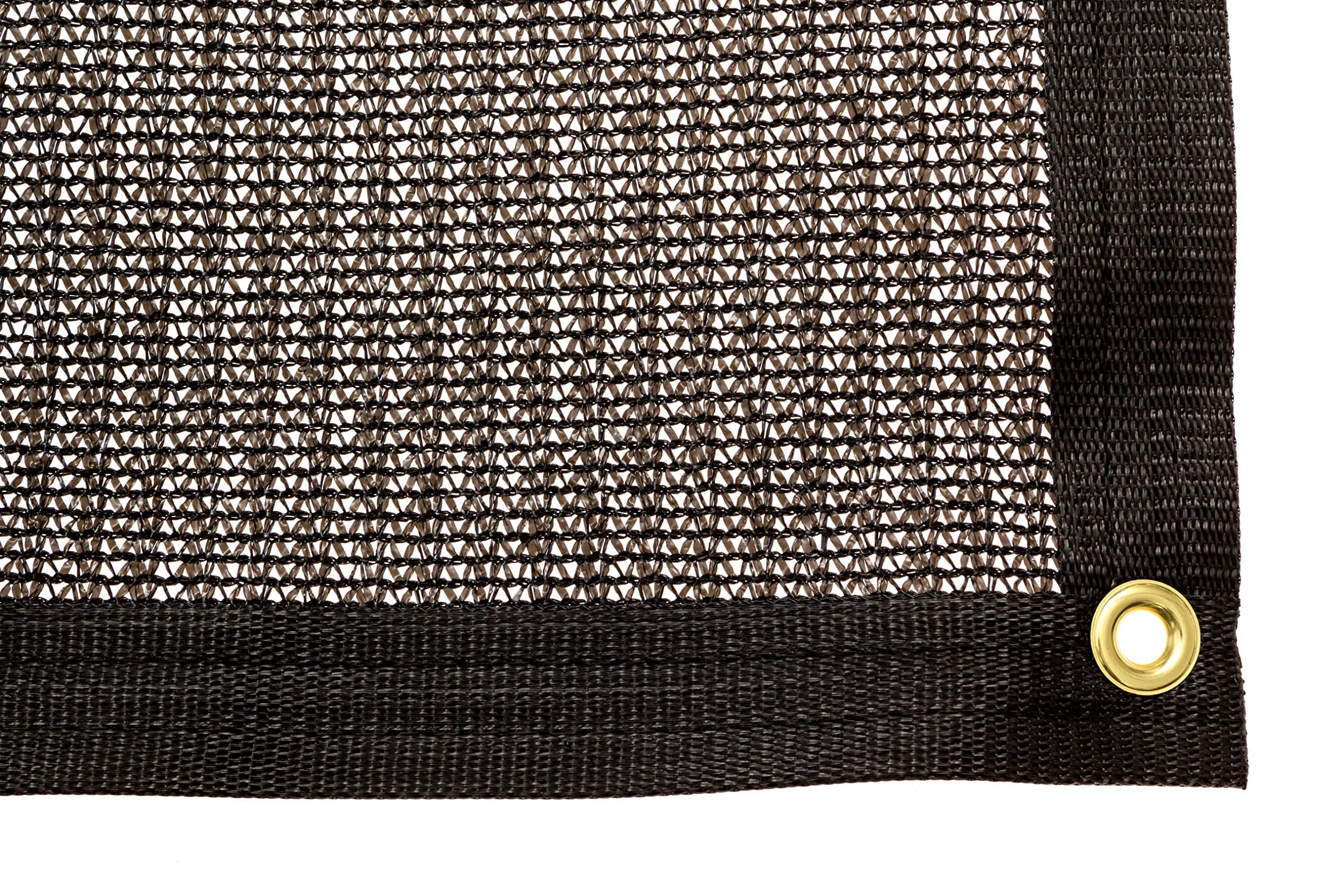 Be Cool Solutions 80% Black Outdoor Sun Shade Canopy: UV Protection Shade Cloth| Lightweight, Easy Setup Mesh Canopy Cover with Grommets| Sturdy, Durable Shade Fabric for Garden, Patio & Porch 12'x20'