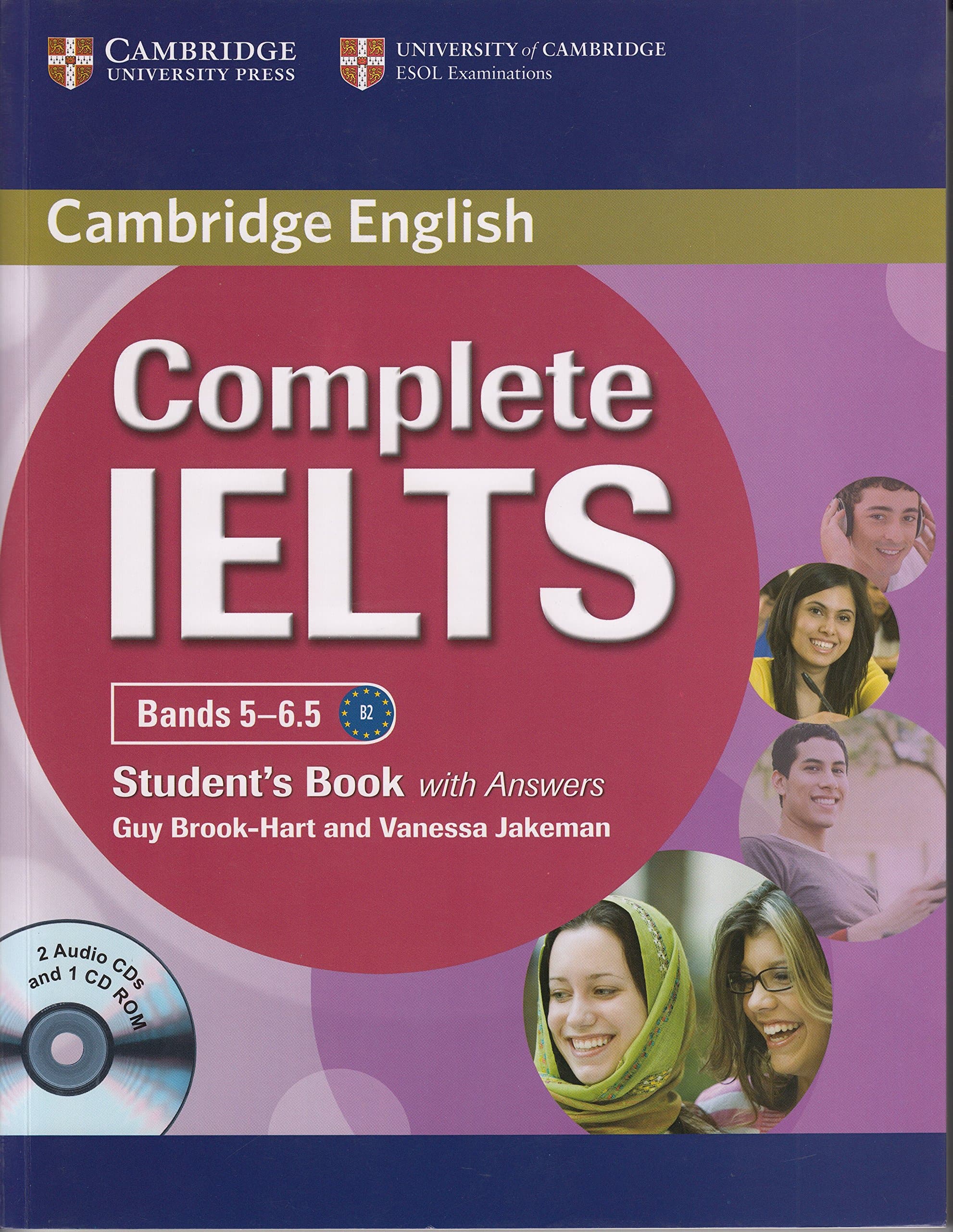 Complete IELTS Bands 5-6.5: Students Book with Answers (PB + 2 ACDs + 1 CD-ROM)
