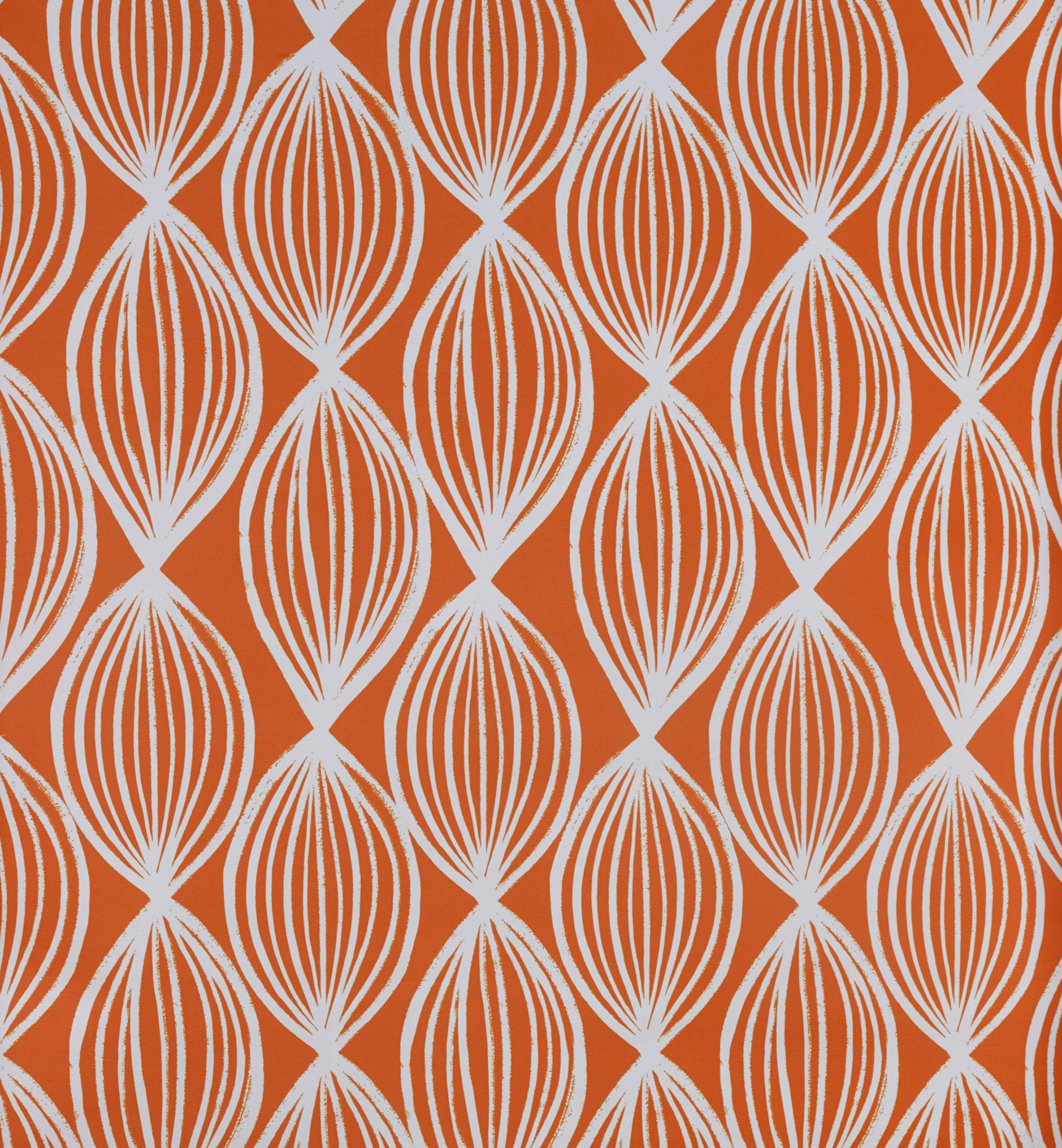 Printed Blackout Roller Blinds Scuba Orange-90x165